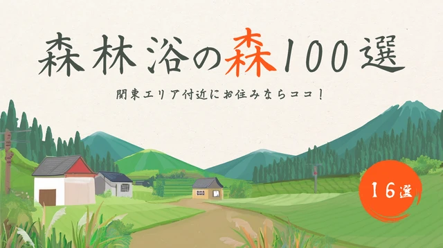 【関東の『森林浴の森100選』】都内・首都圏からアクセスしやすい森16カ所